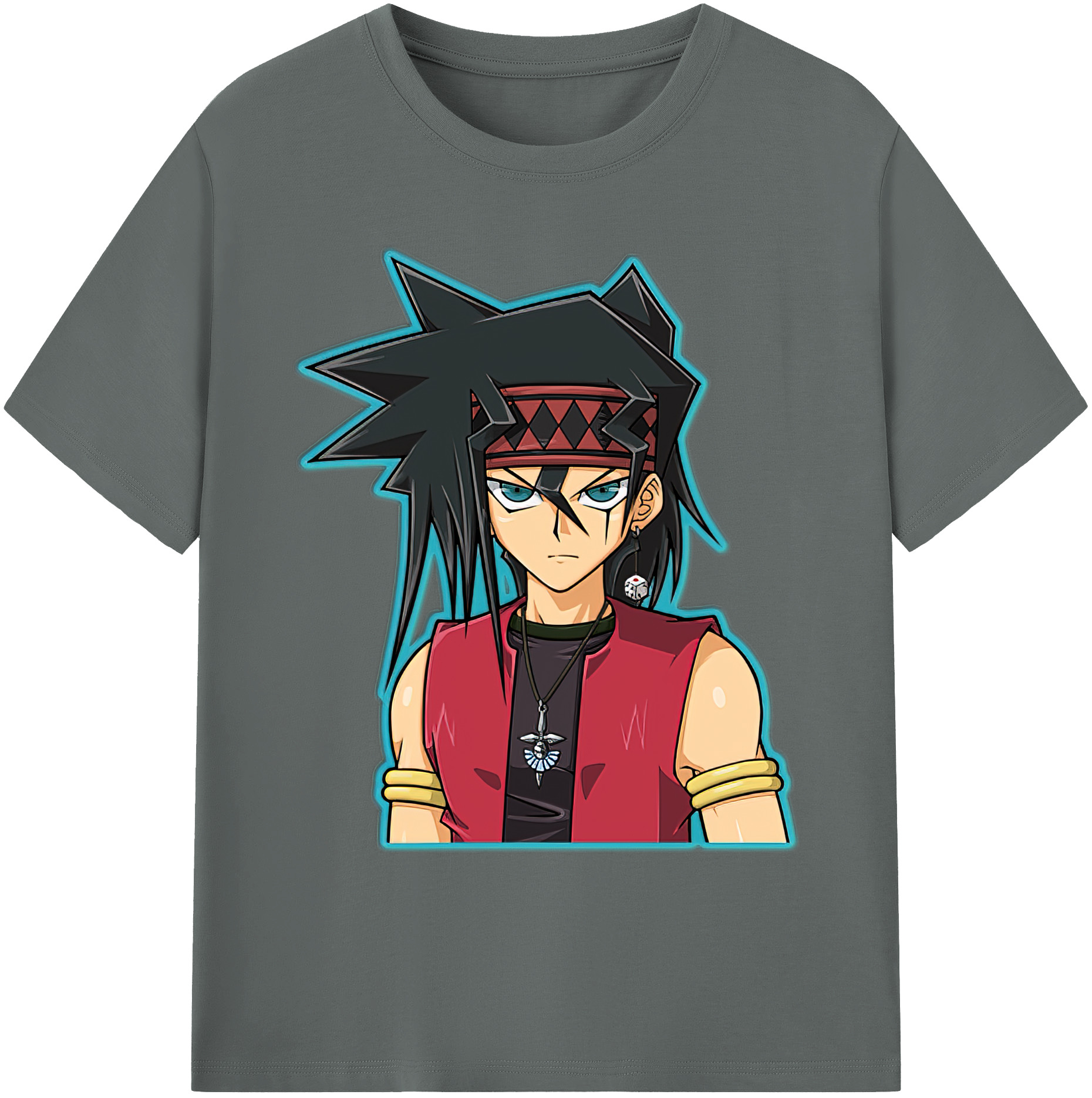 （画像用） 遊☆戯☆王 Yu-Gi-Oh! 綿100％ メンズ半袖Tシャツ｜肌触りやわらか＆通気性